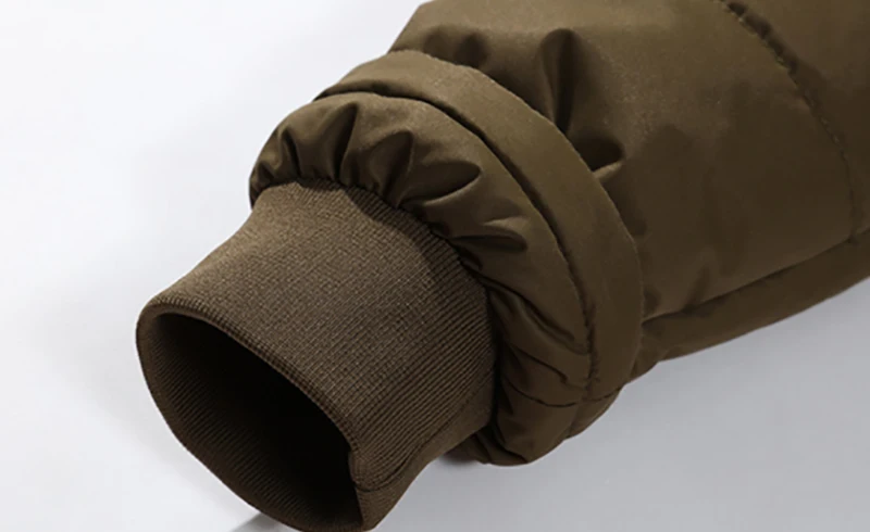 Мужская зимняя куртка, пальто, Толстая теплая Вельветовая парка с хлопковой подкладкой, мужская флисовая куртка с меховым воротником и капюшоном в стиле милитари, мужская верхняя одежда
