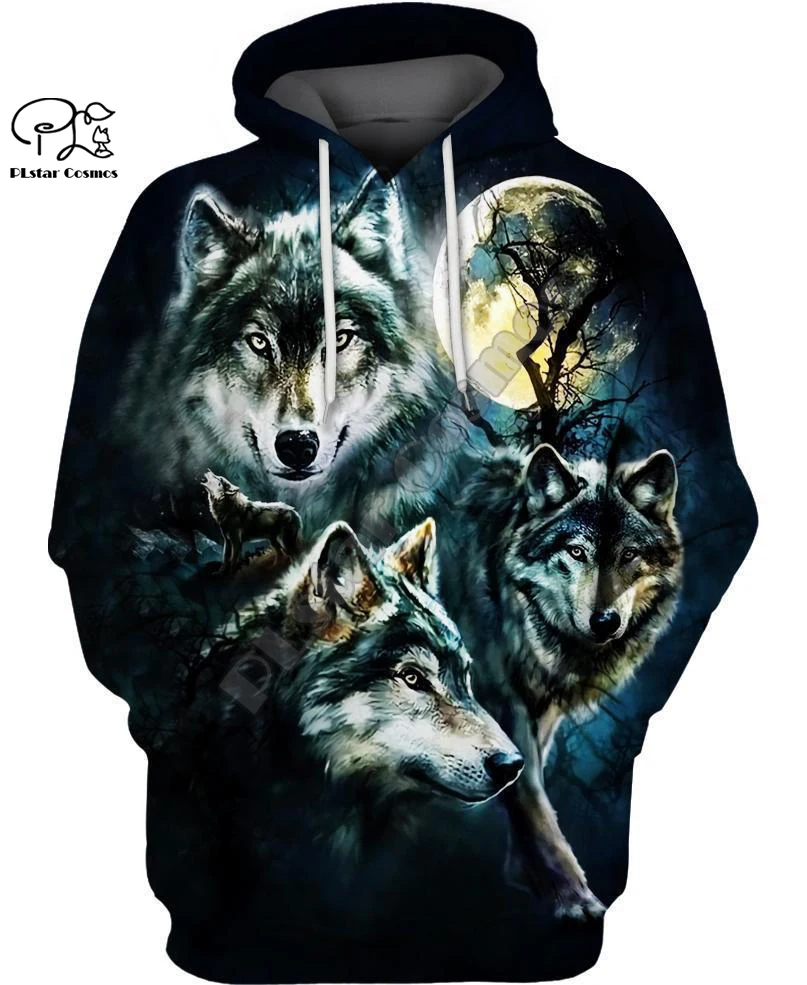 

PLstar Cosmos Indian Native Wolf Animal Streetwear Casual Harajuku Tracksuit Sweatshirt 3DPrint Men/Women Pullover Hoodies A-1