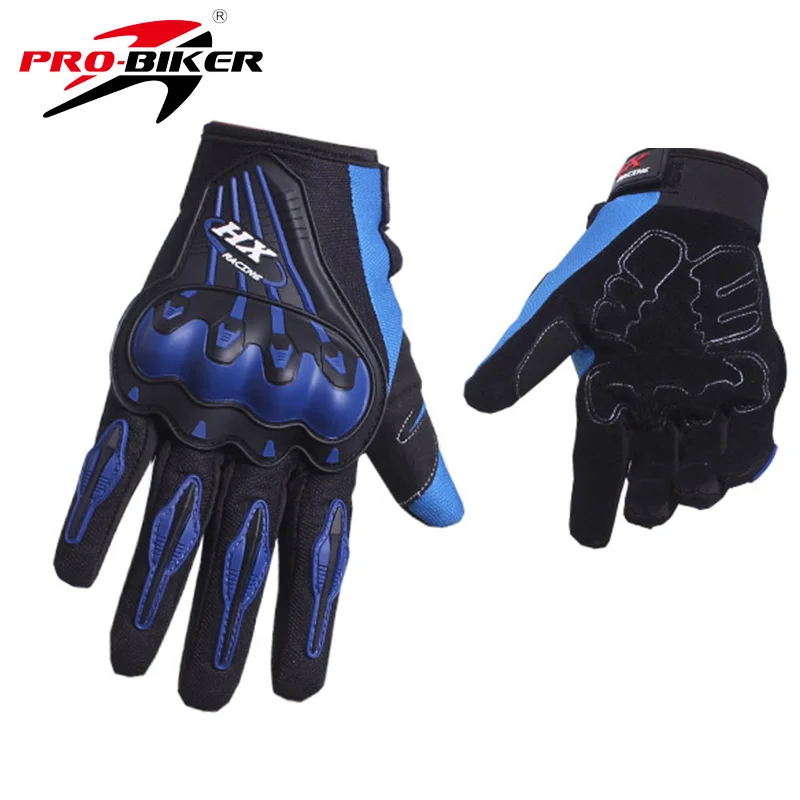 Про-Байкерская перчатка полный палец мото мужские перчатки rcycle moto rcycle Защитное снаряжение для мотопробега перчатки - Цвет: 1