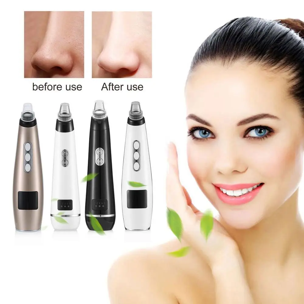 

Vacuum Suction Facial Cleansing Device Blackhead Remover Vacuum Pore Cleaner Spot Pimple Acne Removal Nose Face Skin Care Tool