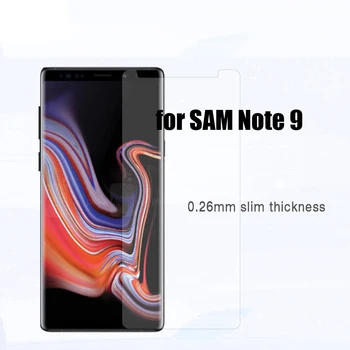 

Wholesale Free DHL 100Pcs for Samsung Note 2 3 4 5 Note 8 9 9H Full Glue clear Tempered Glass