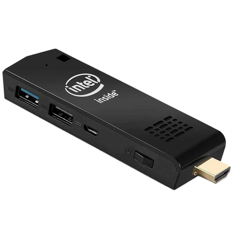 

T5 Stick Mini PC 4GB 64GB Windows 10 Licenced Intel Atom Z8350 BT4.0 WiFi Pocket Computer Mini Pc EU Plug