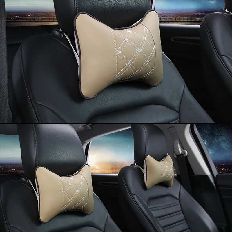 Health Car Seat Headrest Memory Foam Travel Pillow Head Neck Support Cushion - Название цвета: Фиолетовый