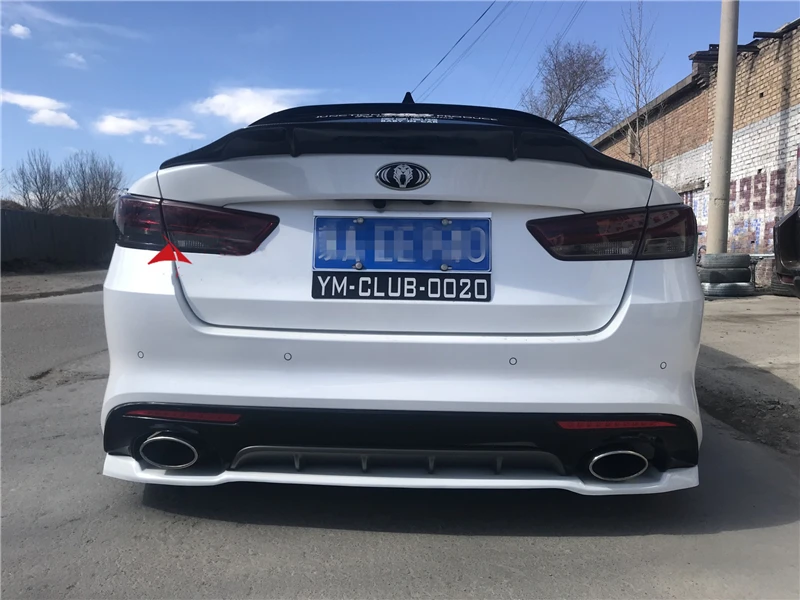 Для Kia K5/спойлер Optima-2018carbon fiber/FRP primer заднее крыло r-тип спойлер, аксессуары