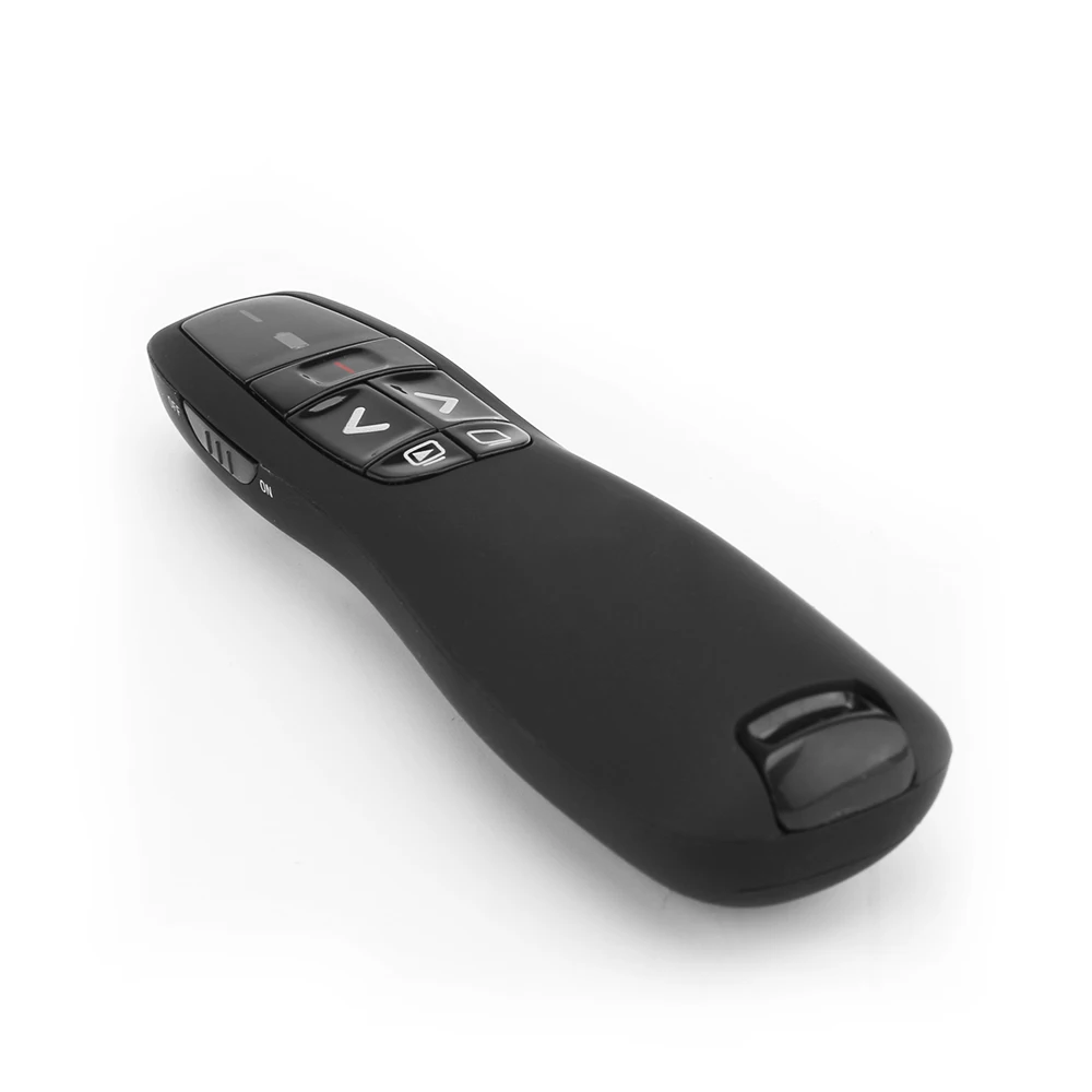 Powstro 2,4 ГГц мини удобный портативный USB PPT беспроводной ведущий RF пульт дистанционного управления лазерная указка для компьютера