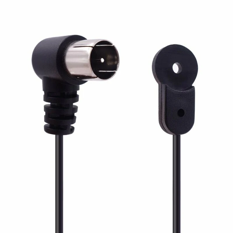 Improve Radio Stereo Receiver Signal FM100722 1.5m Male Head Antenna Black F-type push connector is easy to install