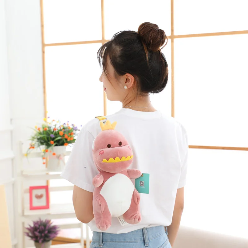 Высокое качество Kawaii плюшевый динозавр сумка через плечо мягкая мультфильм игрушечные Животные Кукла путешествия девушки исходящий пакет