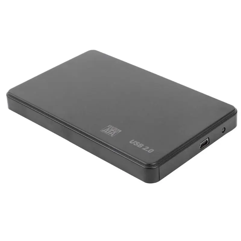2,5 дюймов HDD чехол SATA для USB 2,0 адаптер жесткий диск Внешний корпус SSD диск чехол Поддержка 2 ТБ HDD коробка для WIndows Mac OS
