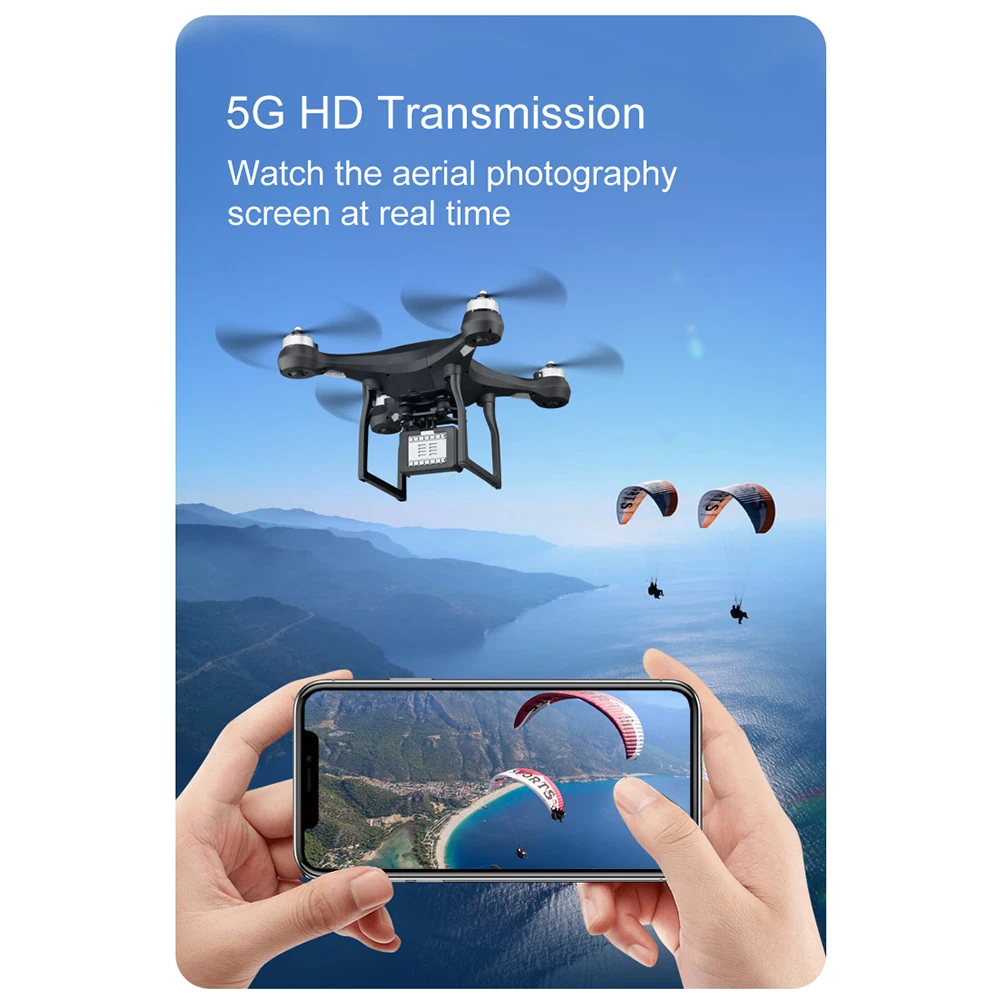 S2 профессиональная ESC камера Дрон 1080P gps 5G wifi HD FPV Дрон на ру воздушный Квадрокоптер вертолет селфи игрушки малыш