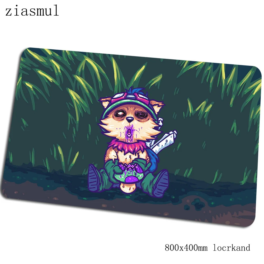 Teemo коврик для мыши 80x40 см объемный рисунок компьютерная мышь игровой мат геймпад пк популярный игровой коврик для мыши офисный коврик для мыши - Цвет: Size 800x400x2mm