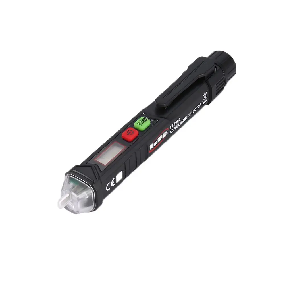 

ET8900 AC Voltage Detector Non-Contact Tester Pen Volt Meter Sensor Electric Test Pencil 12V to 1000V Sensitivity Adjustment