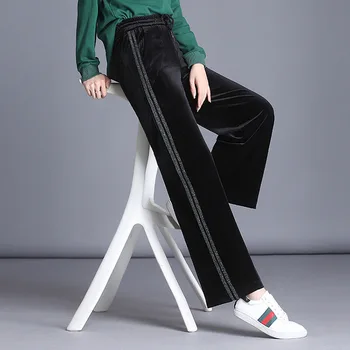 

Autumn Women Pants Fashion Cotton Casual Female Clothing Gray Color plus size Loose Pants
