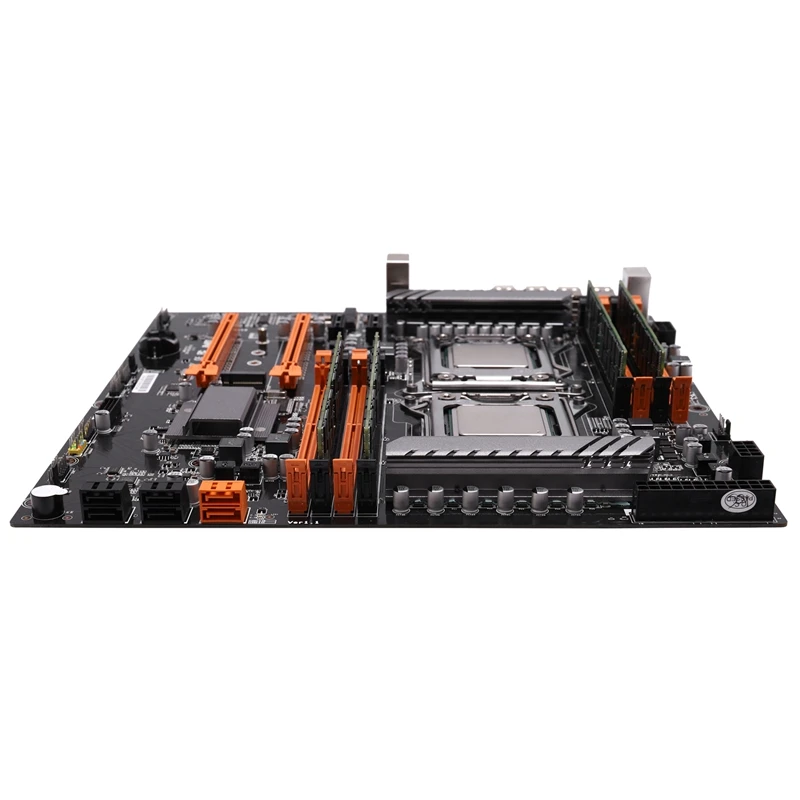 X79 двойной процессор LGA2011 материнская плата с двойной Intel E5 2689 8-Ch 8x4GB 32G DDR3 ECC поддержка M.2 NVMe SATA3 USB3.0