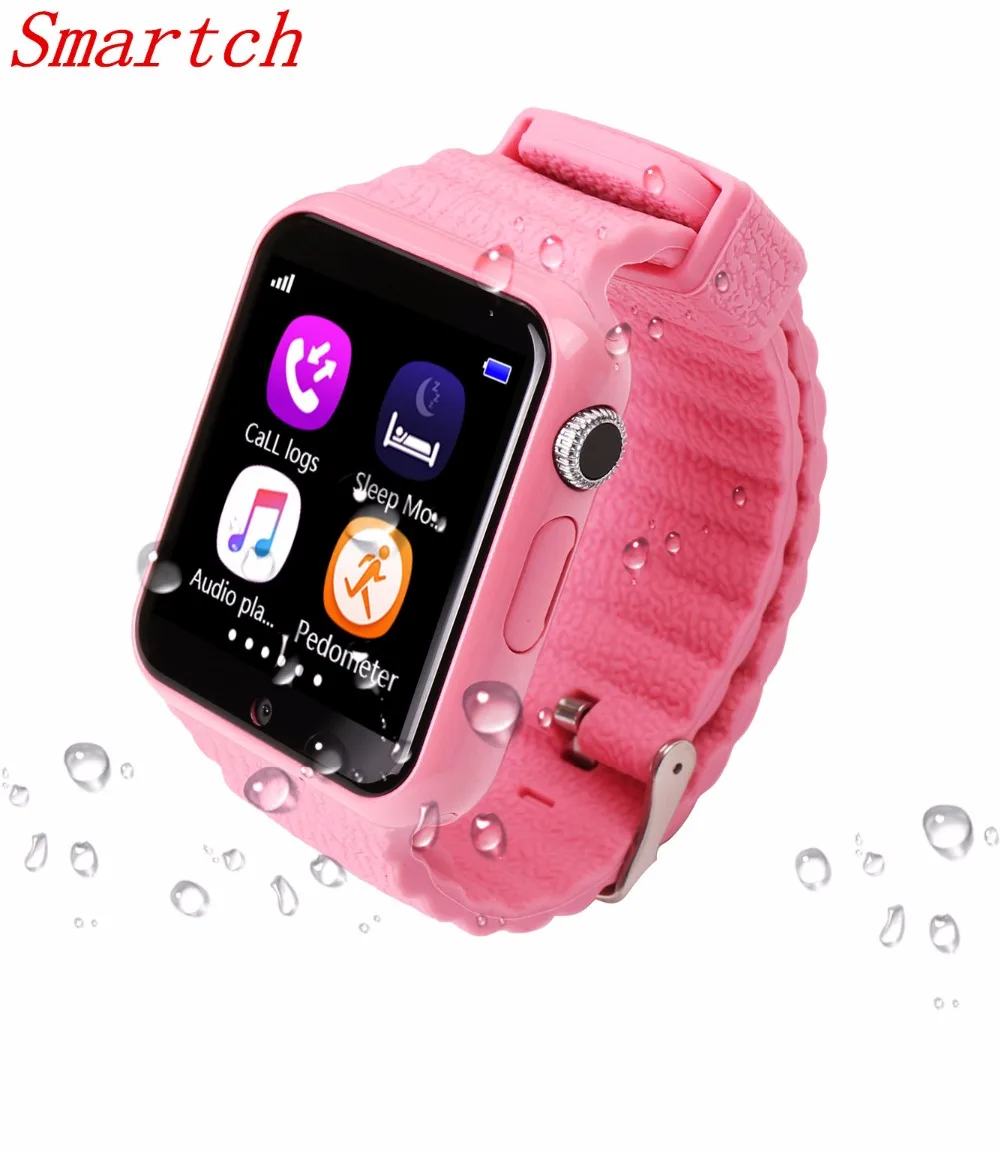 

Smartch GPS Tracker Smart Watch V7k For iOS Android Kids Location Children Baby Support SIM TF Safe Anti-lost Monitor waterproof
