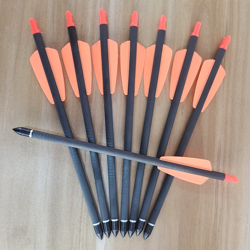 

Стрелы для арбалета из чистого карбона, 7,5 дюйма, 24 шт.