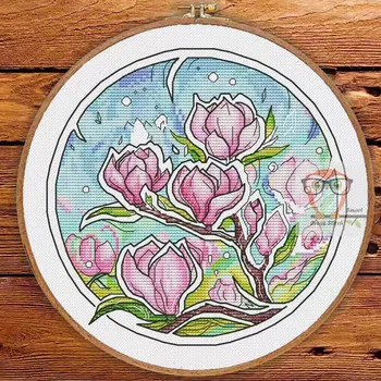 

ZZ1511 Homefun Cross Stitch Kit Package Flowers Needlework Counted Cross-Stitching Kits New Style Counted Cross stich Painting