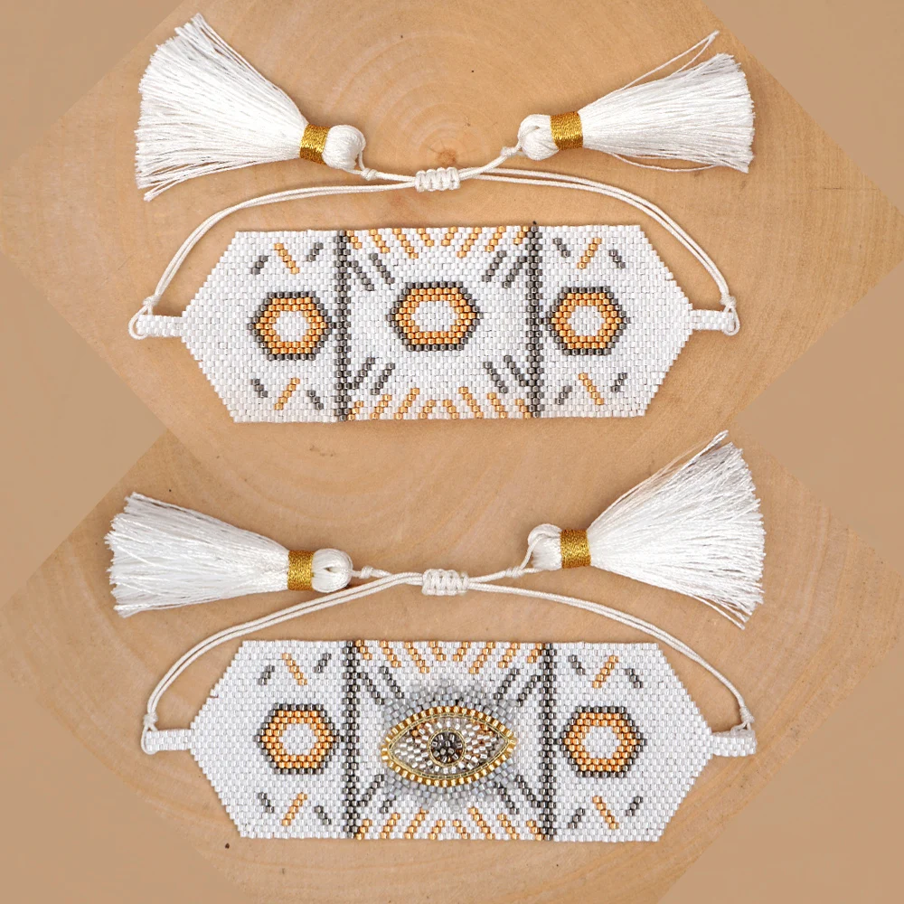 Evil Eye Tassel Bracelet