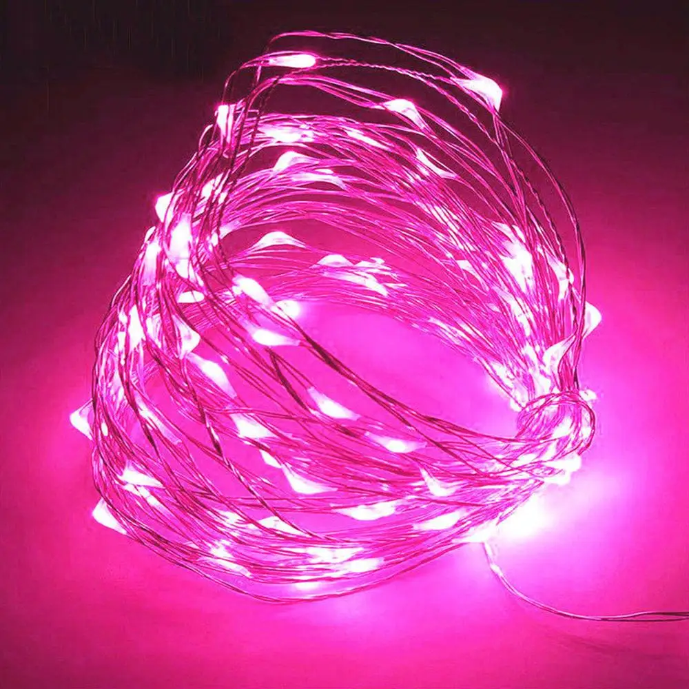 30LED прочная сказочная гирлянда Рождественский Декор фестиваль супер яркий пейзаж лампа сказочная гирлянда свет двор Романтический медный провод открытый