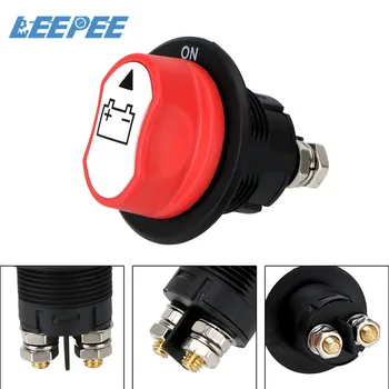 

LEEPEE Battery Isolator 50A/100A/200A Car Battery Race Rally Power Cut Switch Interior Parts for Motorcycle/Car/Board