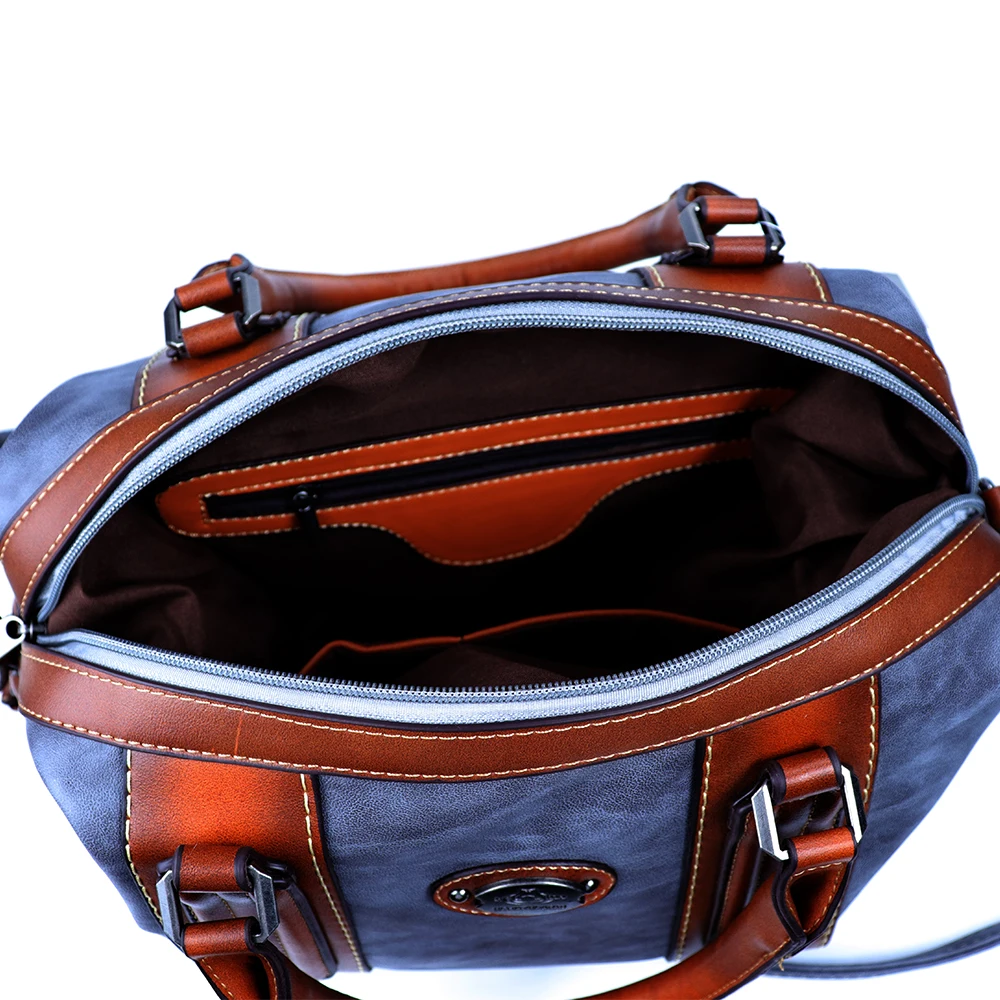Goedkoop Vintage Luxe Echte Lederen Handtassen Vrouwen Tassen Designer Grote Capaciteit Echt Lederen Draagtas Hoge Kwaliteit Schoudertas