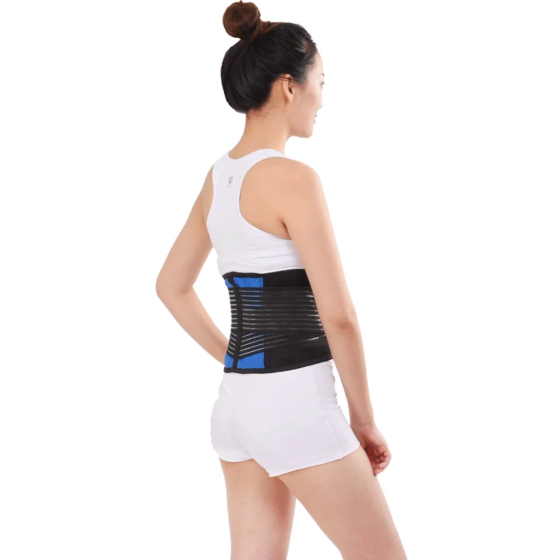Adjustable Neoprene Double Pull Lumbar Support Lower Back Belt Brace Support Pain Relief Band Waist Belt 4