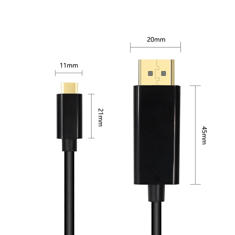 Кабель Wiistar с USB C на DP DisplayPort поддержка 4K @ 60 Гц 3 1 Type совместимый Thunderbolt к кабель для