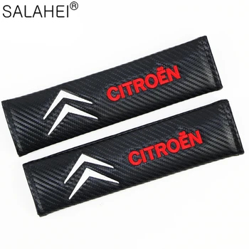 

2 Pcs Car Seat Belt Pads Seat Shoulder Strap Pad Cushion Cover For Citroen C4 C1 C5 C3 C6 C5 C8 DS C-ELYSEE VTS Auto Accessories