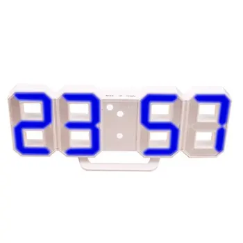 

Office Creative 3D Alarm Clock Multifunctional LED Digital Wall Clock Sound Control Stereo Alarm Clock