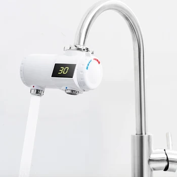 

Instant Heating Faucet Kitchen Electric Water Heater Temperature Cold Warm Adjustable Faucet For Smart Home Use