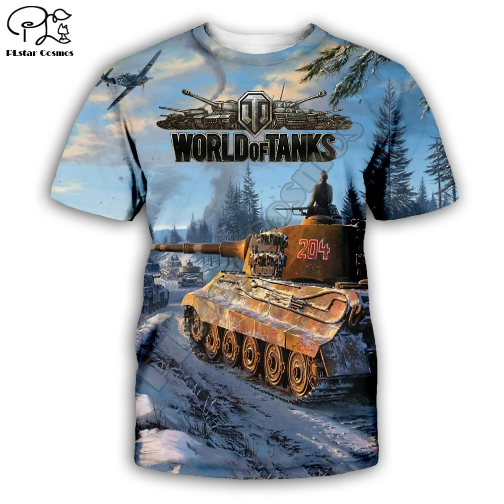 15 Новейшая летняя крутая Женская/Мужская футболка World Of Tanks, футболка с 3D принтом, Повседневная футболка в стиле Харадзюку, уличная одежда, стиль-005 - Цвет: 15