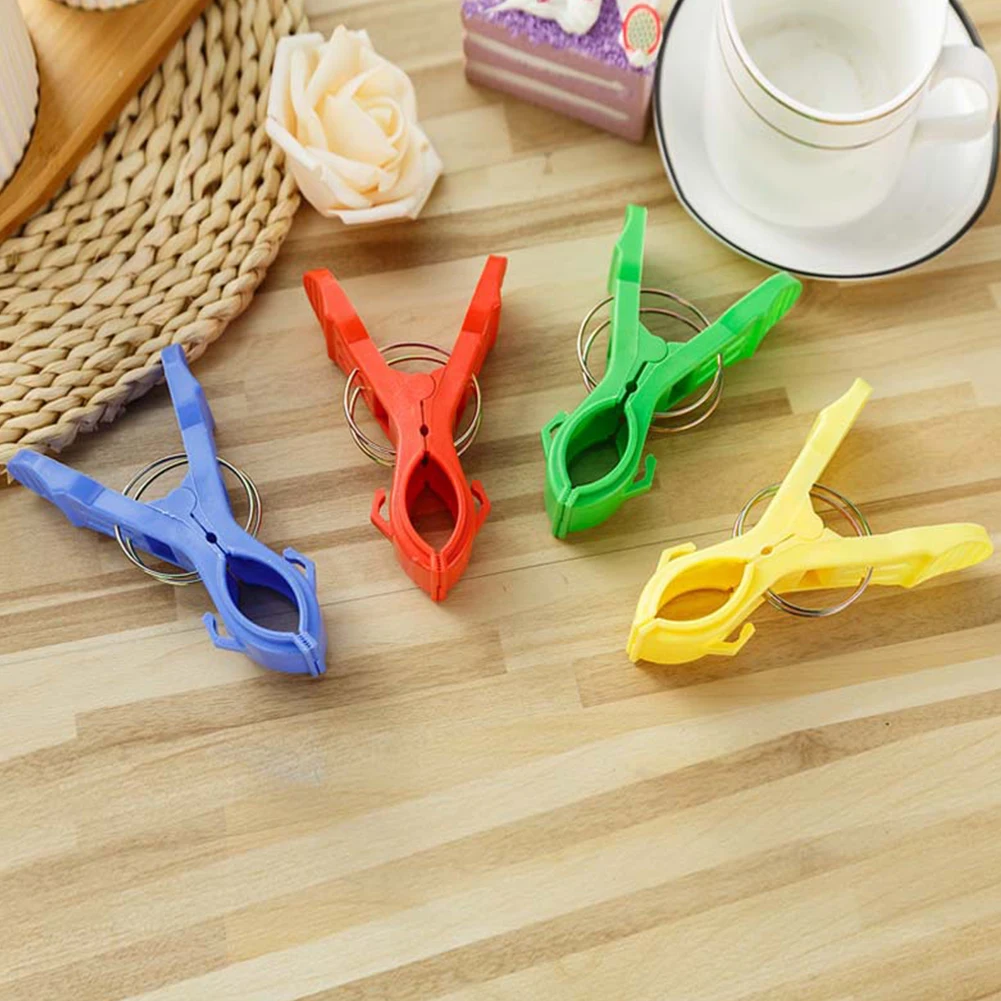 4pcs Towel Practical Home Quilt Durable Laundry Socks Travel Portable Windproof Clothes Peg
