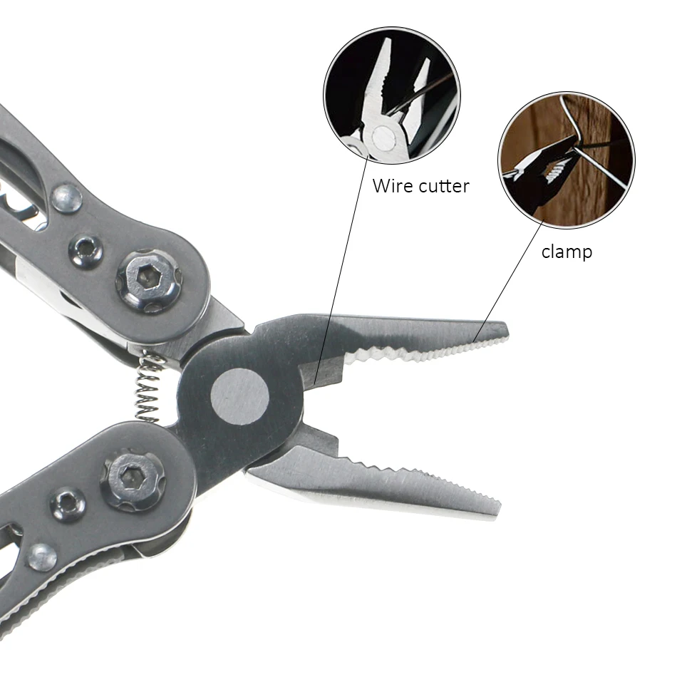 Geoeon из нержавеющей стали мини мультиинструмент плоскогубцы Портативный