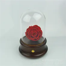 

2022NEW Eternal flower glass cover Bluetooth speaker Bluetooth speaker glass cover LED lighting glass cover eternal life