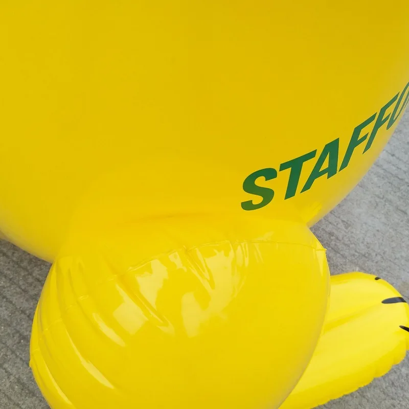 100 см надувной кенгуру, 40 см надувные обои, Экологически чистая ПВХ надувная модель кенгуру игрушка