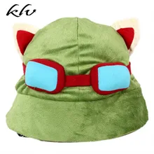 Женская каваи Косплей зимняя плюшевая Панама для любителей игр милые кошачьи уши мягкие очки аниме пират теплая Рыбацкая шапка