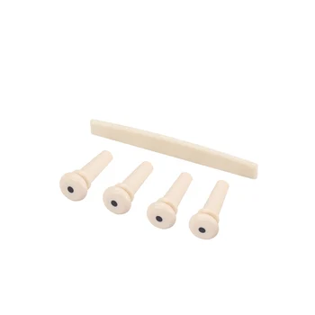 

Bass Pin Saddle Plastic For Accoustic 4 String Bass Guitar Pin Bridge