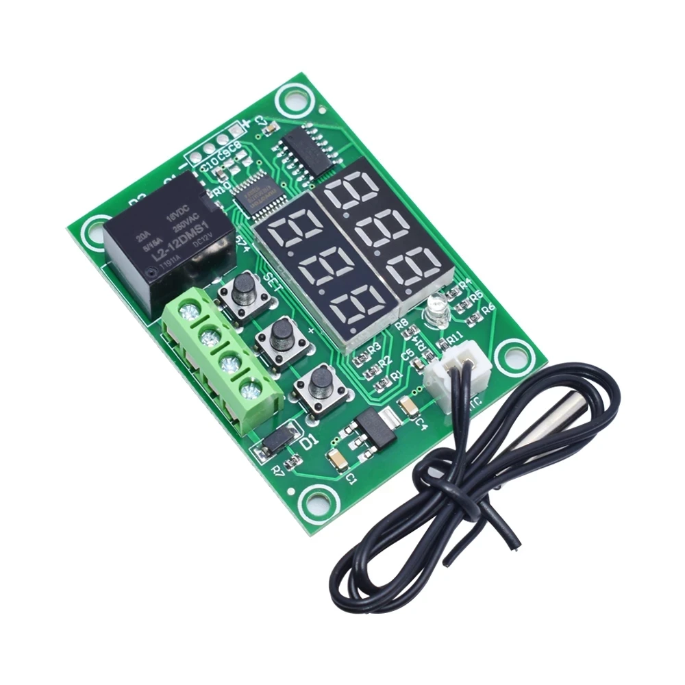 Digital Temperature Control Thermostat Switch Plate with LED Display