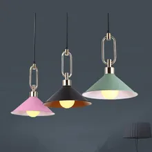 Современные железные 4 цвета люстры E27 светодиодные лампы модные люстры креативные светодиодные люстры освещение
