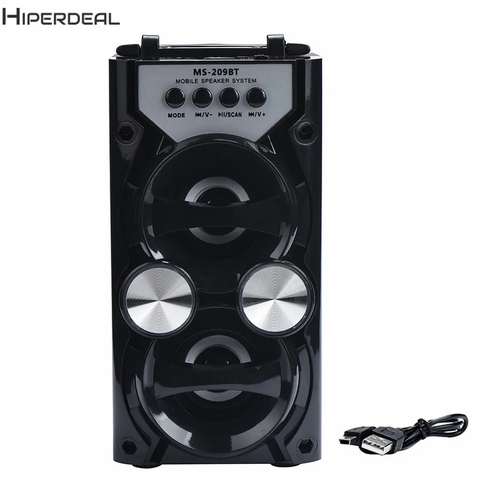 Открытый Bluetooth беспроводной портативный динамик супер бас с USB/TF/AUX/FM радио 7.1610.7