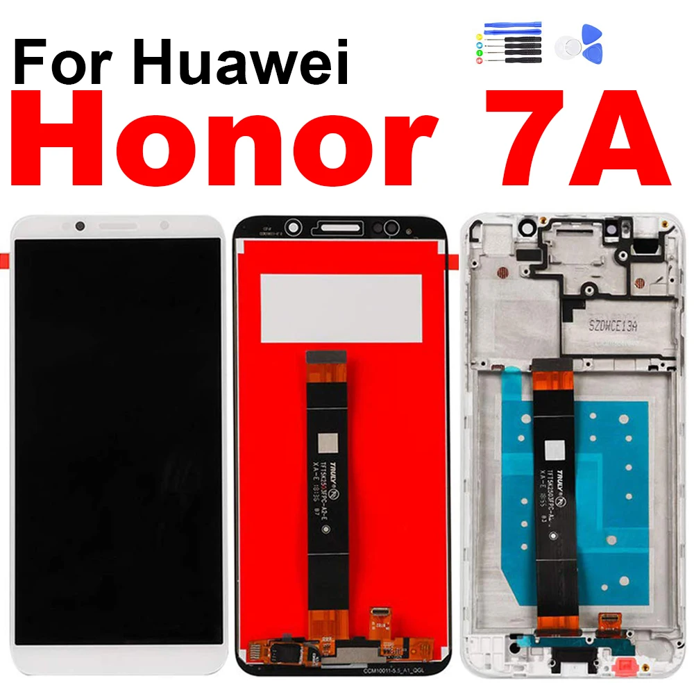

For Huawei Honor 7A Display Touch Screen Digitizer LCD Assembly for Huawe Honor 7A DUA-L22 L02 Screen Frame Repair Replacement