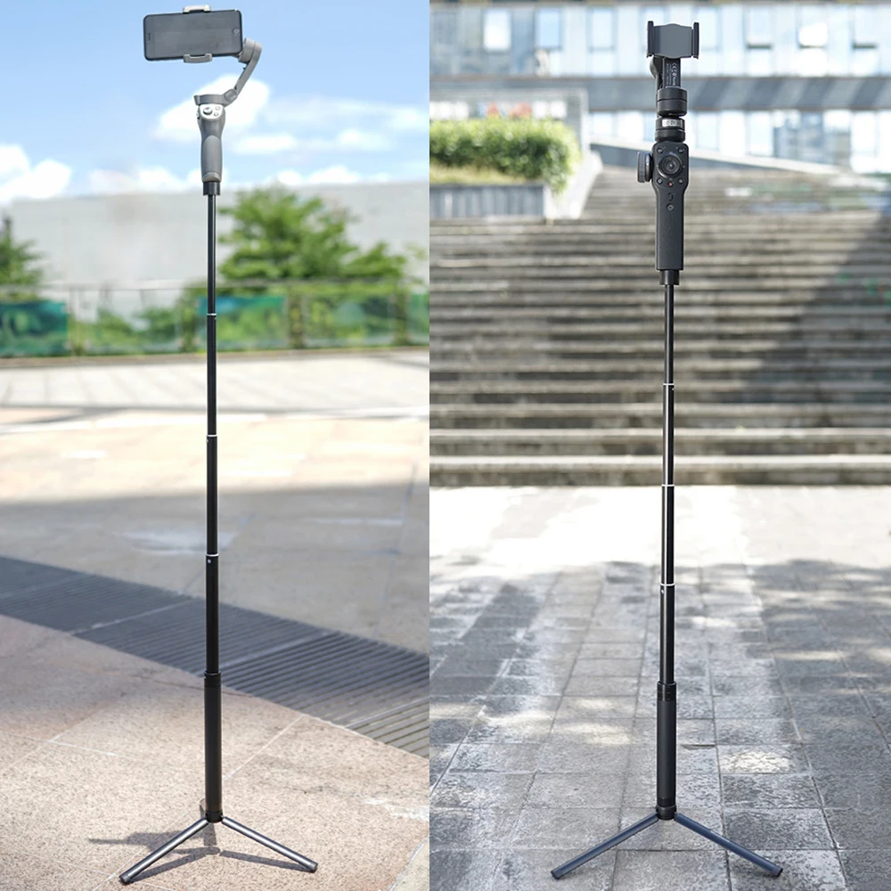 Extension Rod Pole Bar Adjustable Selfie Stick Handle Tripod for