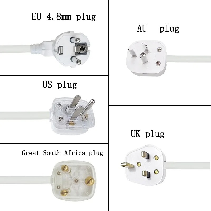 3ac, 2usb удлинитель, умная розетка, настенное зарядное устройство, электронный, для дома, офиса, защита от перенапряжения, Eu/uk/us/au разъем