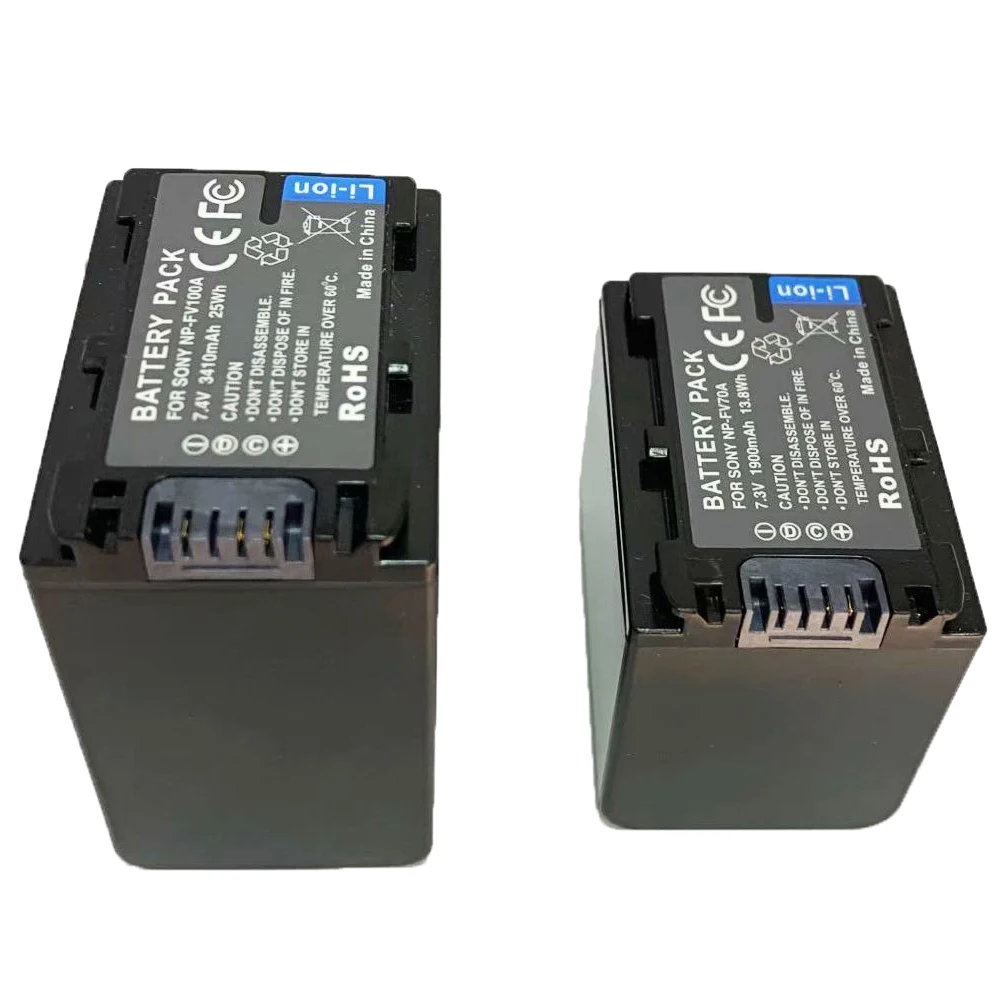 Battery Pack Charger For Sony Np Fv70 Np Fv70a Np Fv100 Np Fv100a Infolithium V Series Battery Charger Cases Aliexpress
