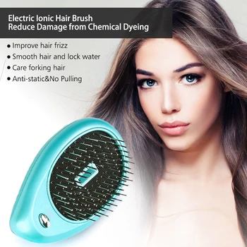 

Portable Design Electric Ionic Hairbrush Hair Massage Comb Hair Magic Beauty Brush Comb Massage Home Travel Hair Styling Tool