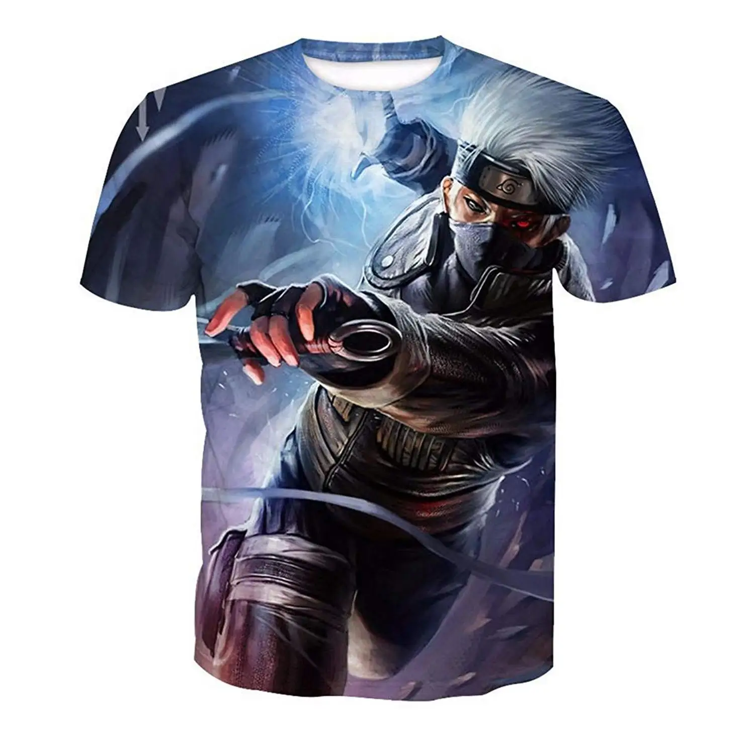 

Anime Naruto kakashi tshirt Men Women 3D t-shirt naruto cosplay Sweatshirts naruto kakashi action figure tee shirts Men Tops Tee