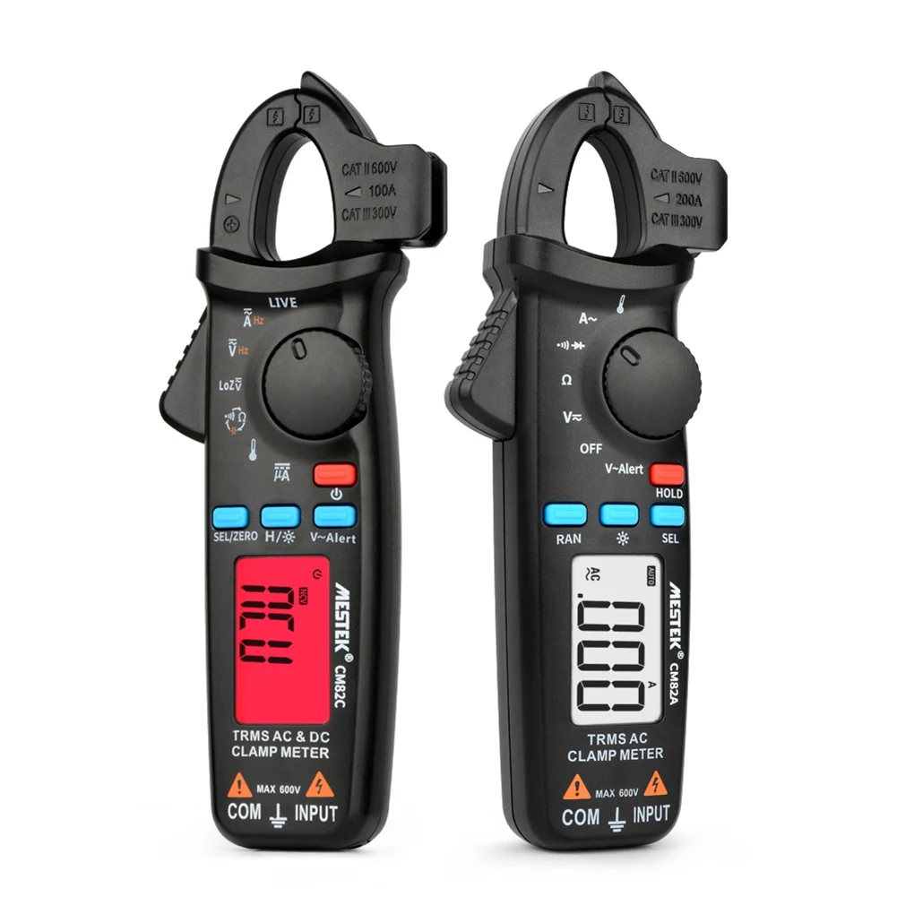 

Portable Handheld AC Direct Current Clamp Meter Digital Display Voltage Test Multimeter Functions CM82 WWO66