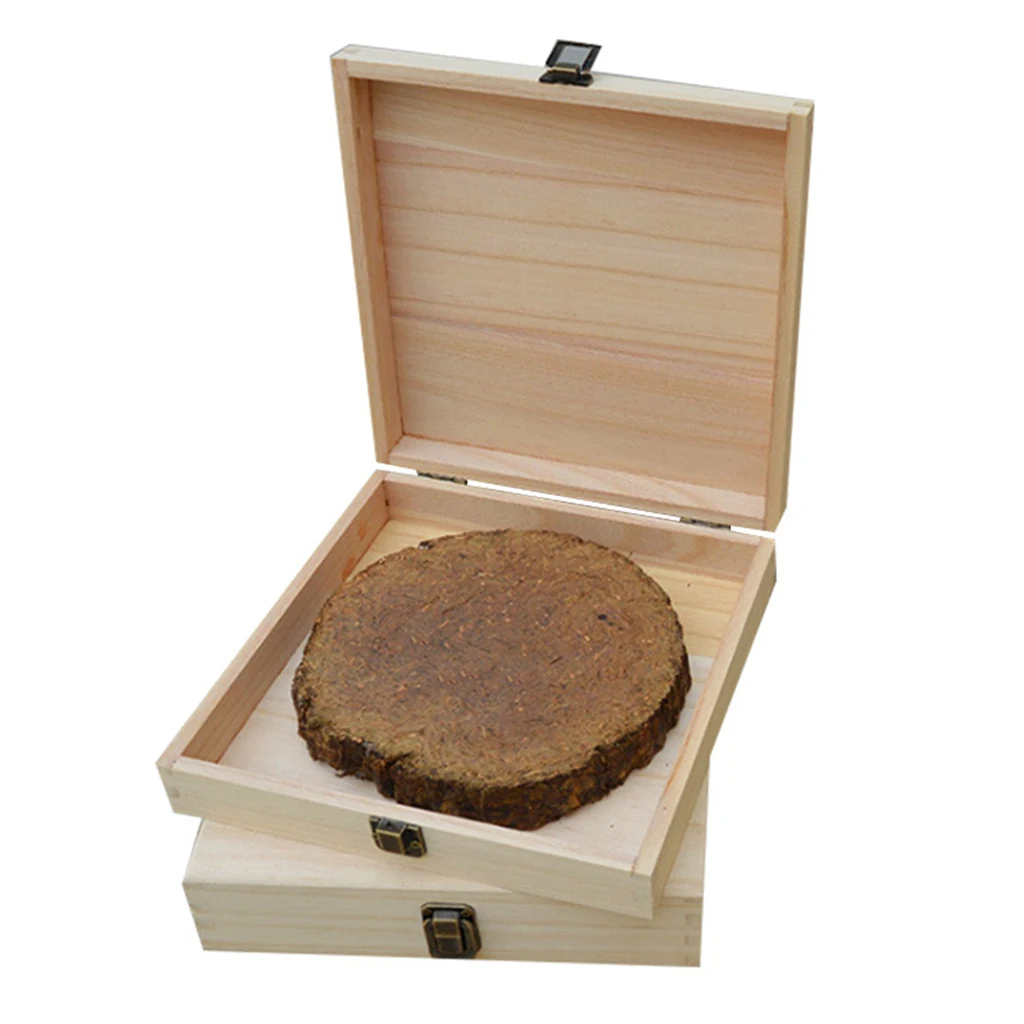 Rusticity Wood Box Wooden Storage Case for Craft Coin Cash Treasure Box Jewelry Home Unfinished Gift Boxes for Organizer Case