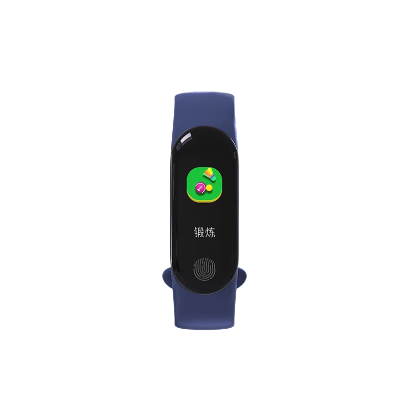 KYCXD smart bracelet wristband exercise meter heart rate and blood pressure monitoring swimming waterproof fitness bracelet