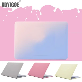 

For MacBook pro13 Cases A2159 A1932 A1502 A1398 A1466 A1278 for apple macbook air case Hard shell Cream color cover Laptop Cases