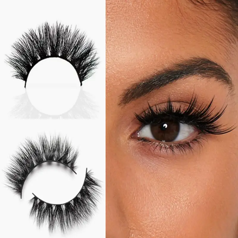 

3D Faux Natural/Thick long False Eyelash HandMade Eyelashes Makeup Tool Extension Fake Lashes cat eye doll eye